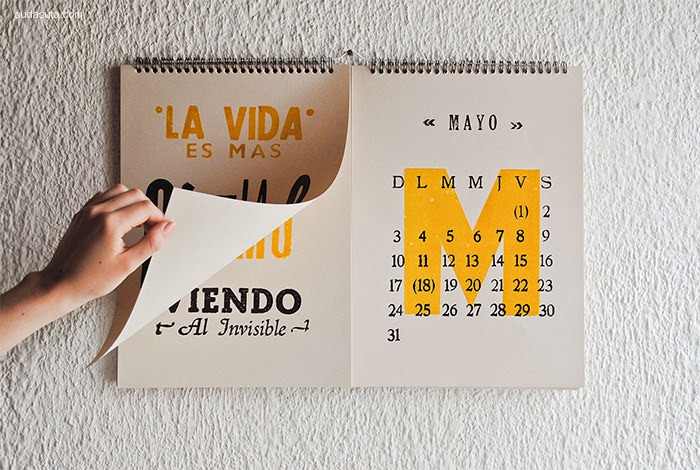 2016年创意日历设计欣赏