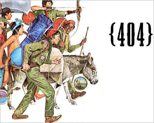 34个漂亮的404页面设计