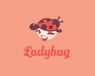 瓢虫元素主题logo设计