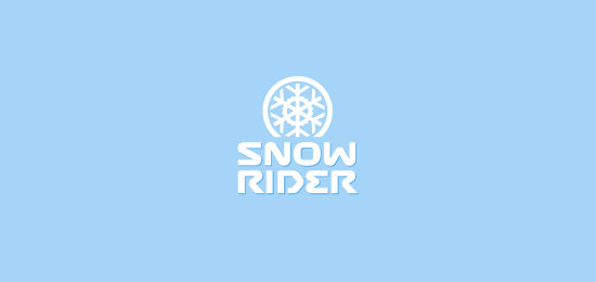 冬天元素主题logo设计