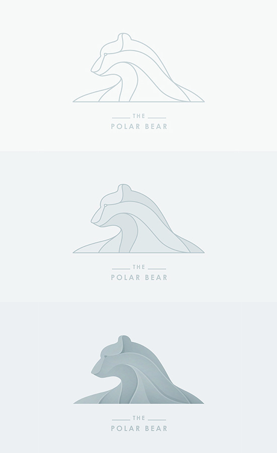 简单又优雅独特柔和的logo设计