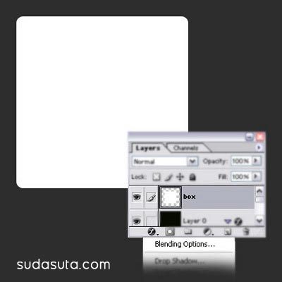 在photoshop中创建一个透明玻璃按钮
