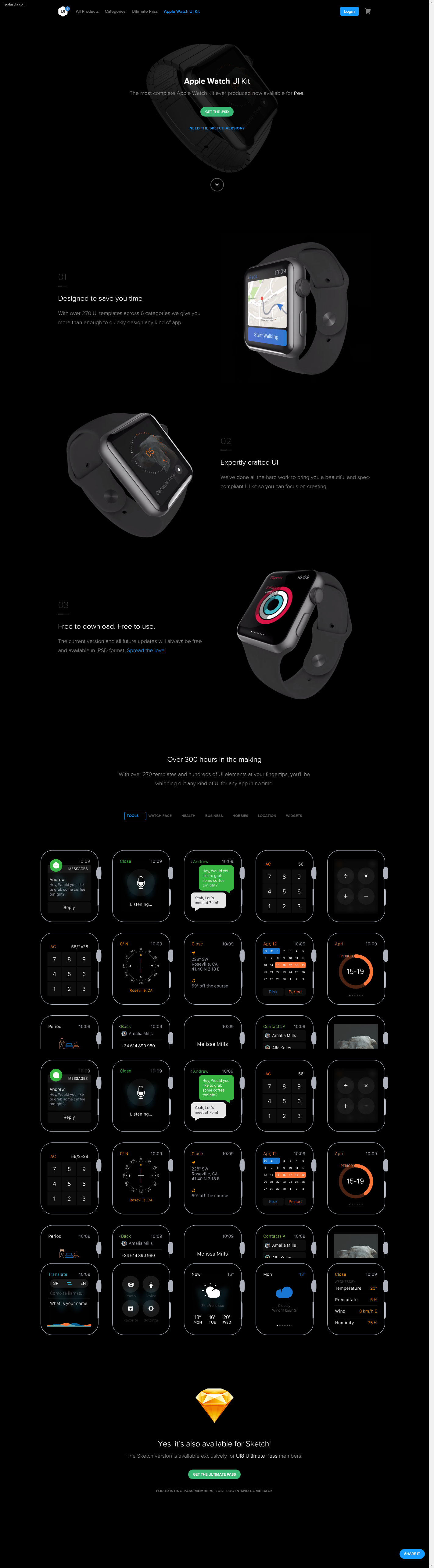 Apple Watch 界面设计及动态设计欣赏