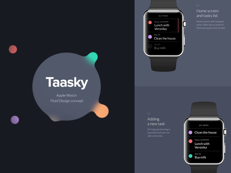 Apple Watch 界面设计及动态设计欣赏