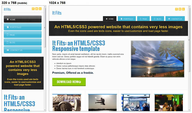 20免费的响应网页 HTML & CSS 模板