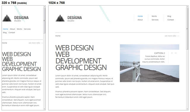 20免费的响应网页 HTML & CSS 模板