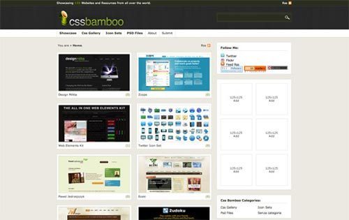 70个精心挑选的CSS画廊