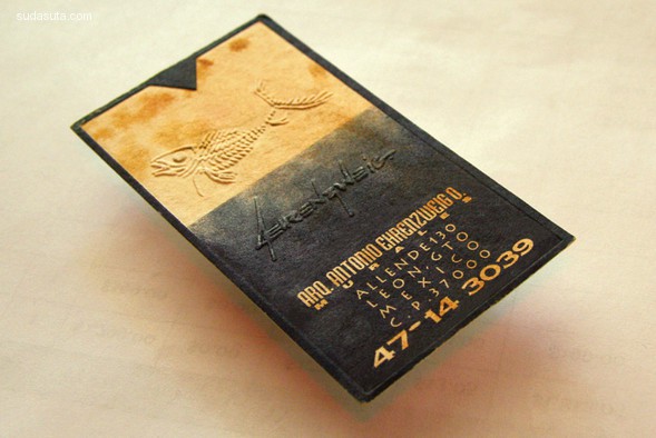 30个炫酷的压花名片设计欣赏