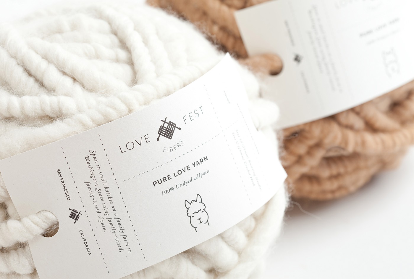 Love Fest Fibers 品牌设计欣赏