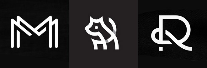 40+ 带有重叠元素的创意LOGO标志设计欣赏