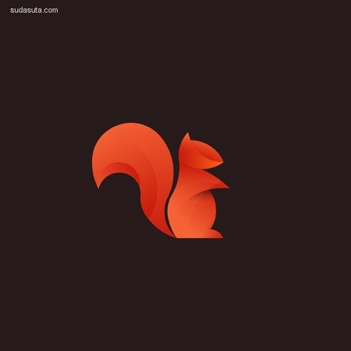 创意LOGO设计欣赏 Andriy Yurchenko的彩色的动物