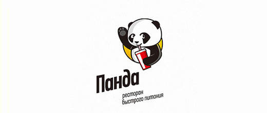 熊猫主题logo设计
