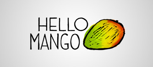 聪明的芒果元素logo设计
