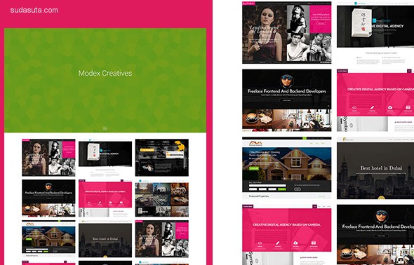 55个免费的响应式HTML5/CSS3网站模板下载