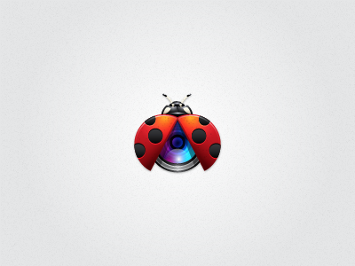 瓢虫元素主题logo设计