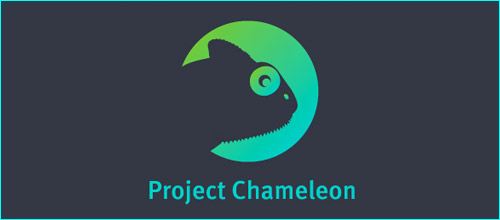 变色龙主题元素logo
