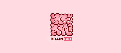 大脑元素logo设计