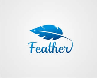 创意羽毛LOGO设计欣赏