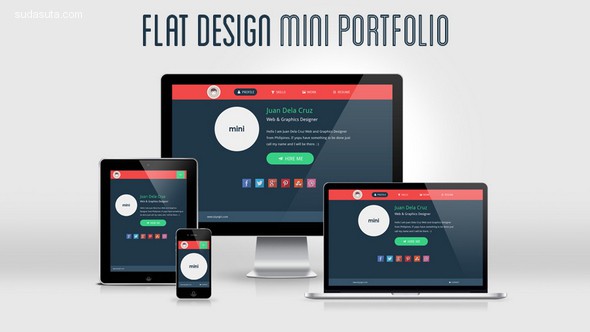 55个免费的响应式HTML5/CSS3网站模板下载