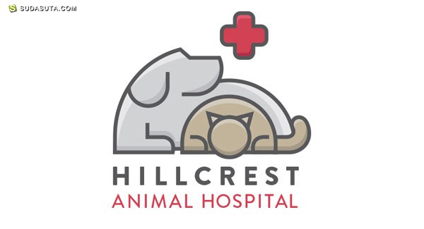 创意LOGO设计欣赏 猫狗一家亲