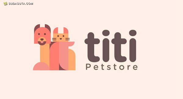 创意LOGO设计欣赏 猫狗一家亲