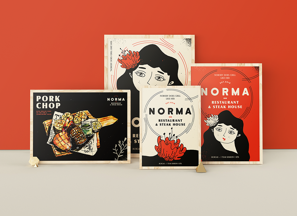 Norma餐厅品牌形象设计 Norma餐厅品牌形象设计