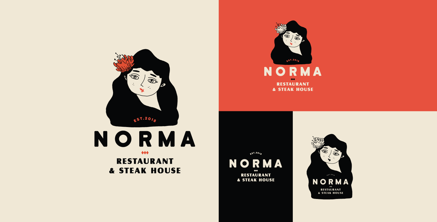 Norma餐厅品牌形象设计 Norma餐厅品牌形象设计