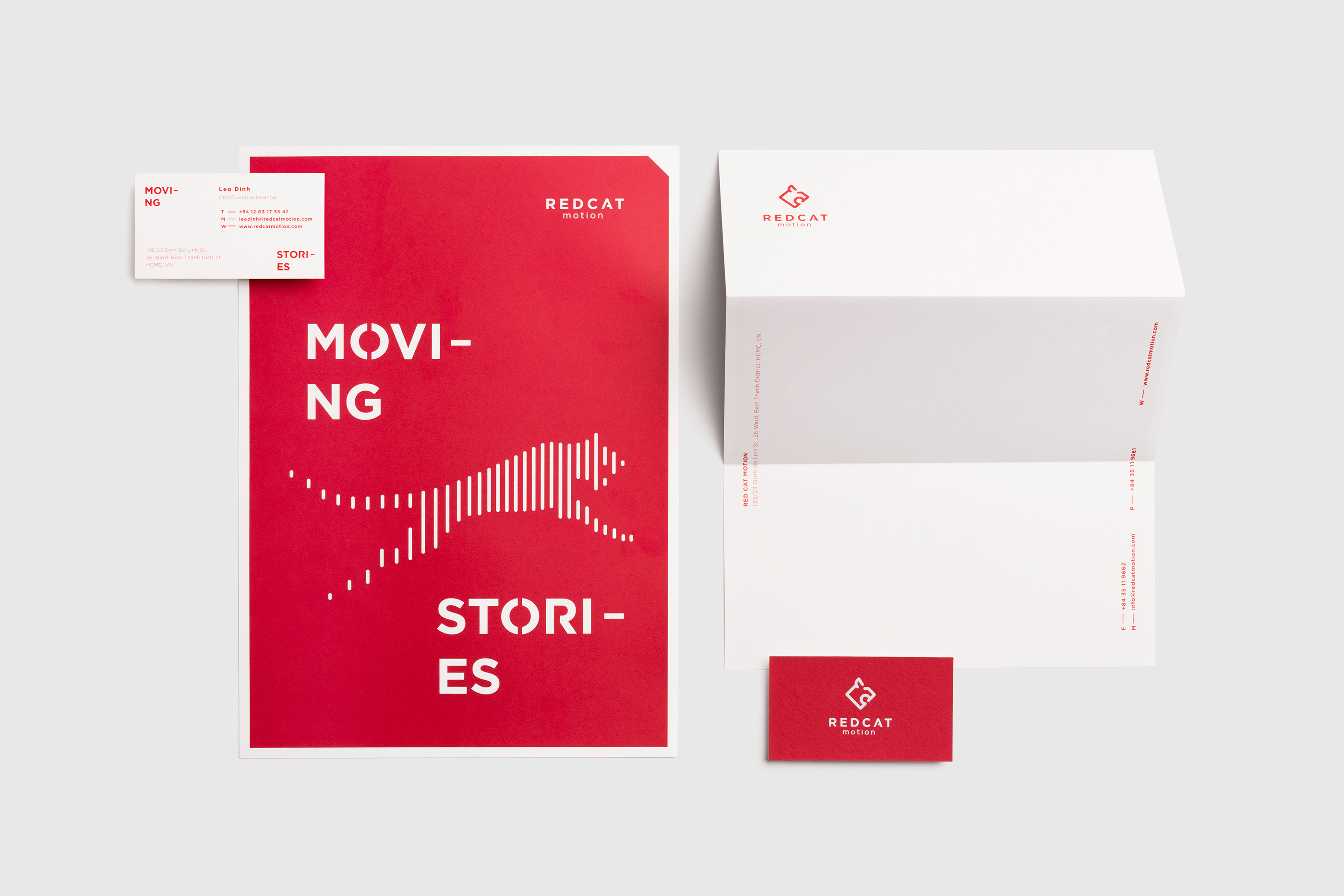 视频代理机构Red cat Motion品牌Vi设计