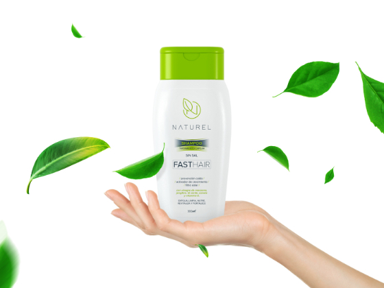 Naturel Fasthair头发护理产品包装设计
