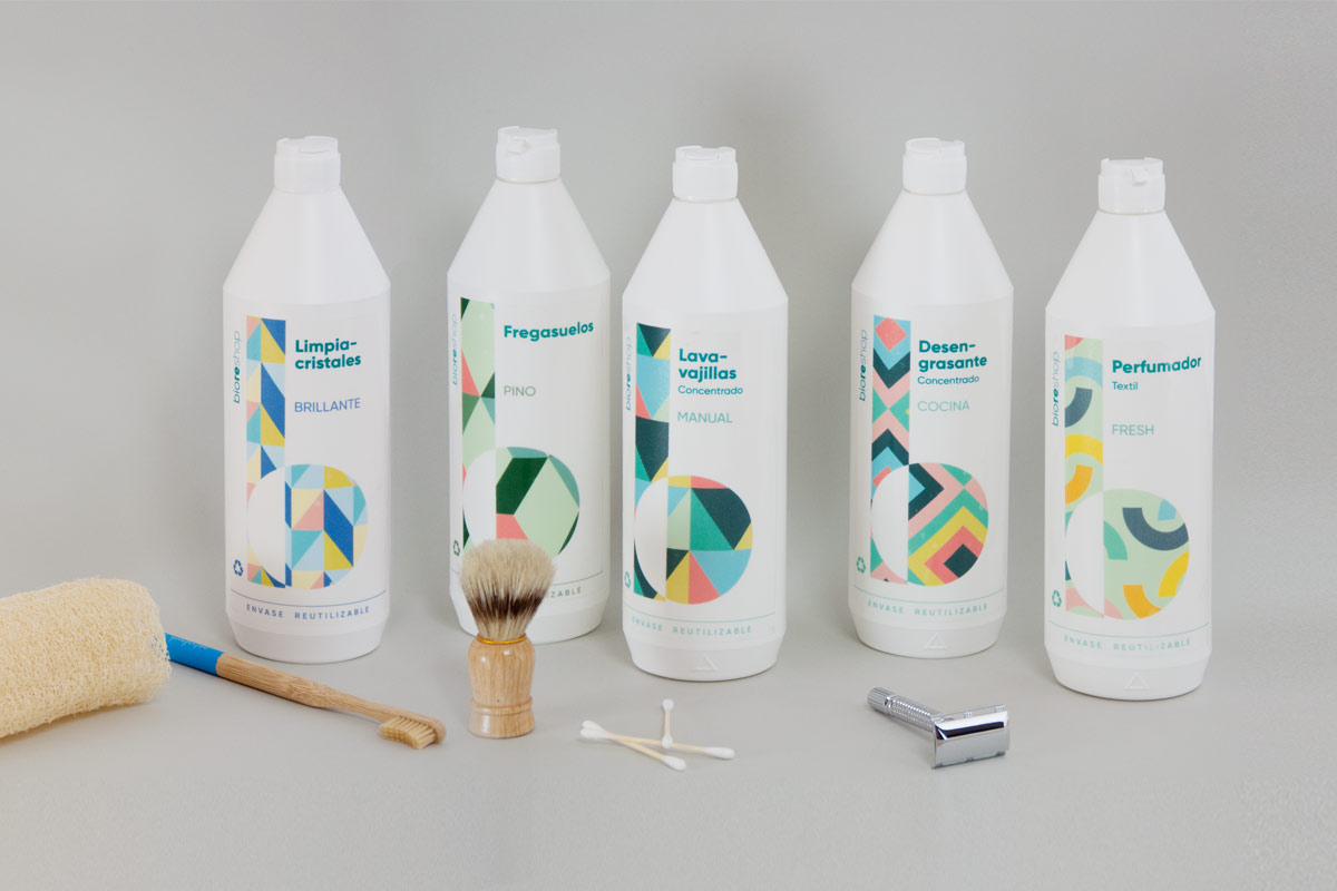 Bioreshop清洁产品包装设计