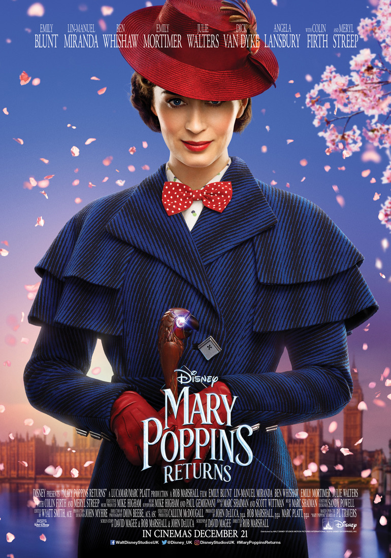 电影海报欣赏：新欢乐满人间(Mary Poppins Returns)