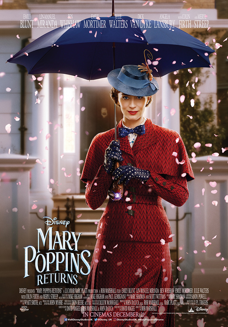 电影海报欣赏：新欢乐满人间(Mary Poppins Returns)