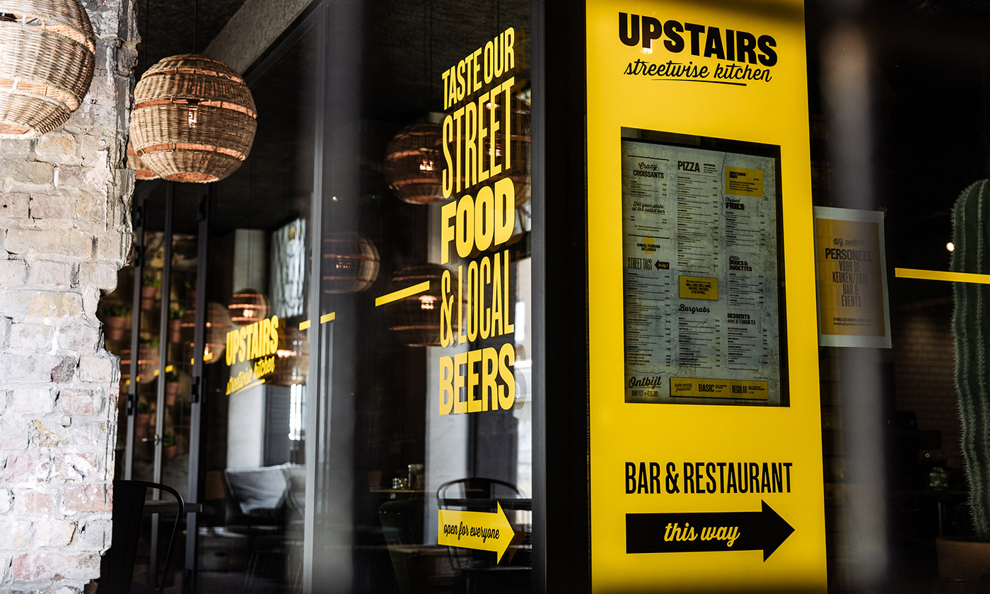 Upstairs Hotel酒店品牌设计欣赏