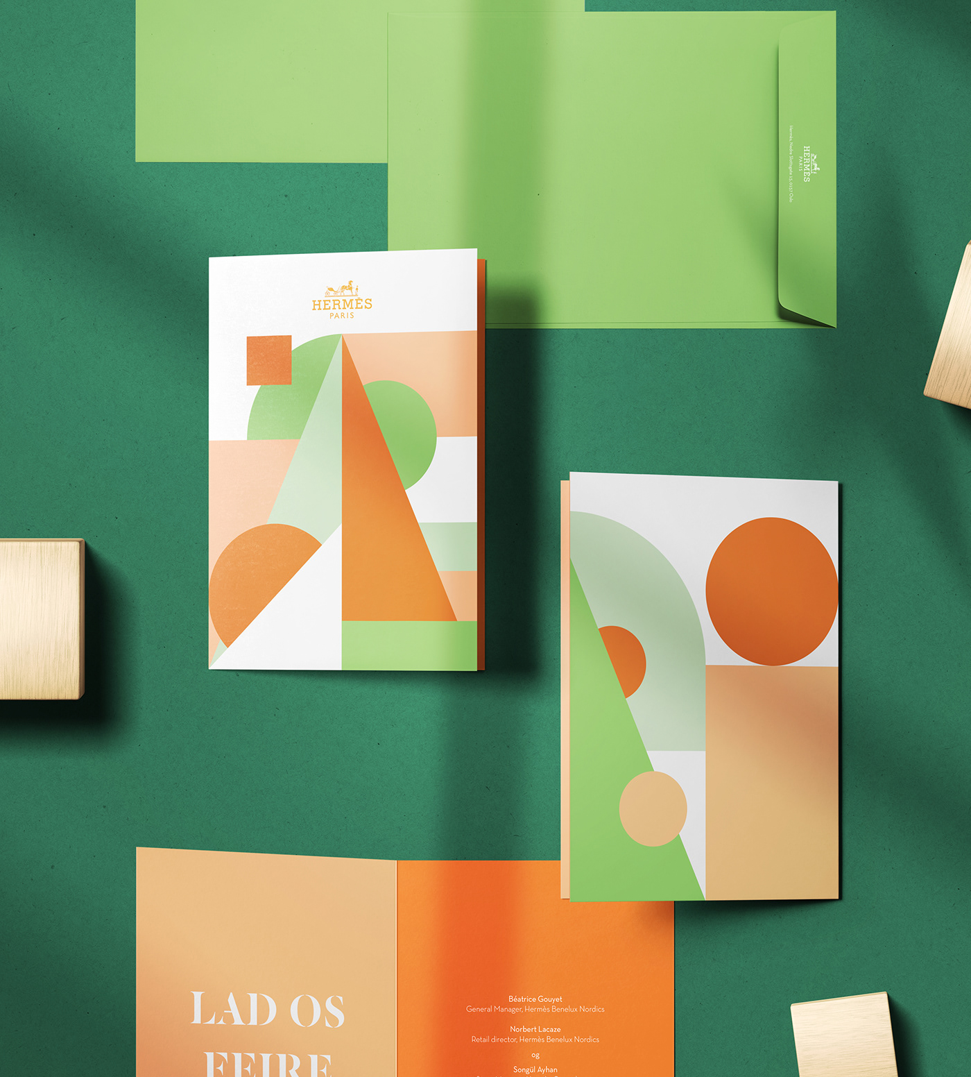 爱马仕（Hermès）明信片和贺卡设计