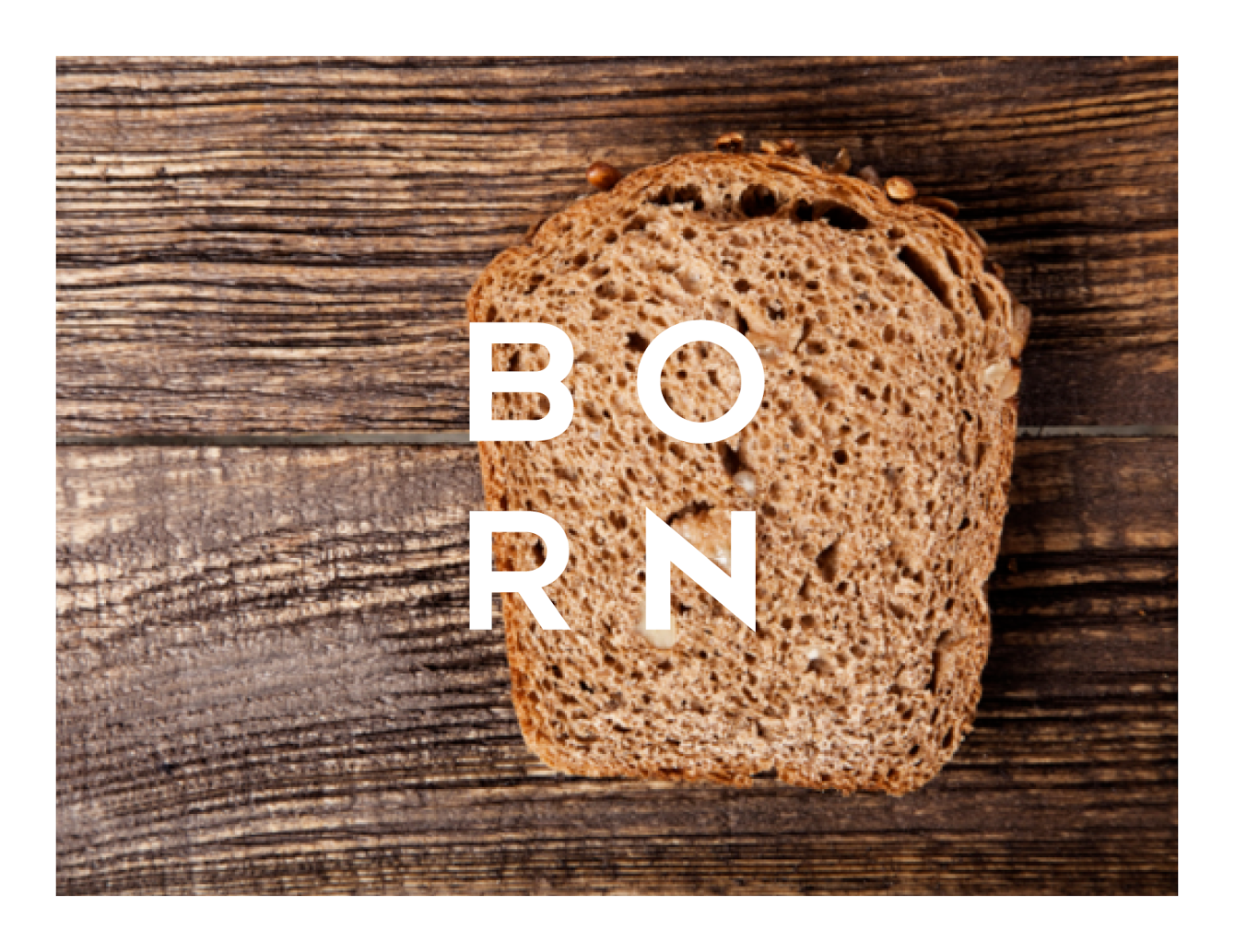 BORN面包品牌形象设计