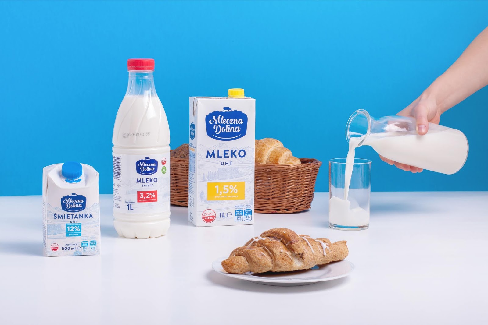 Mleczna Dolina乳制品包装设计