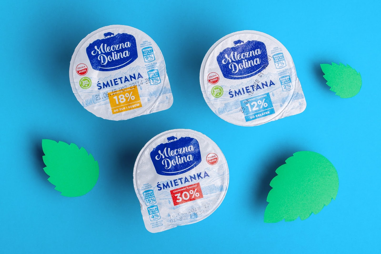 Mleczna Dolina乳制品包装设计