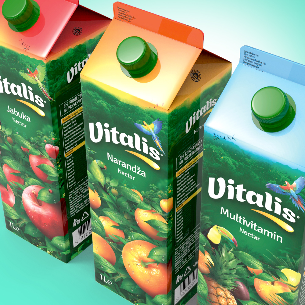 Vitalis果汁包装设计