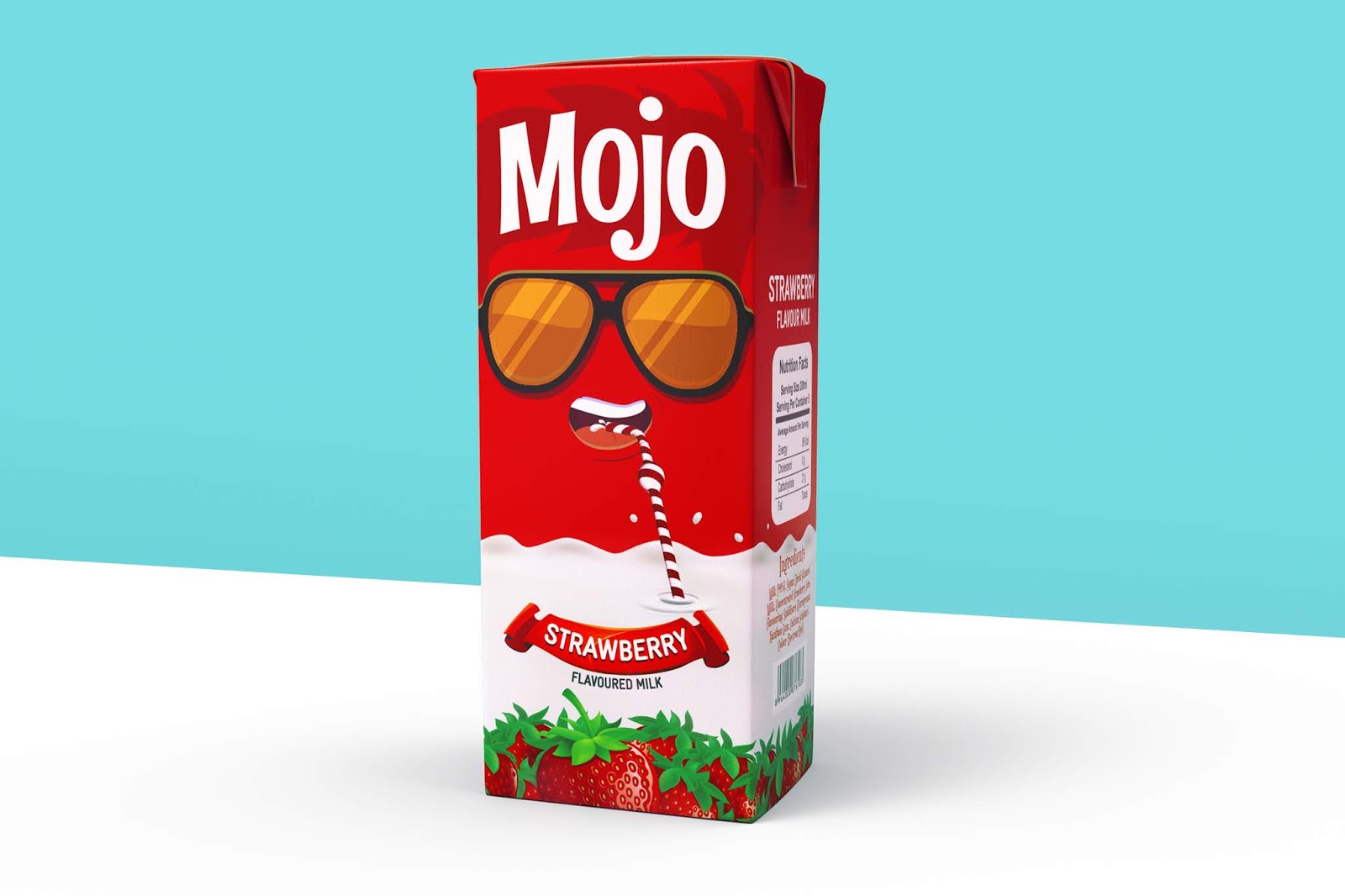 MOJO风味牛奶包装设计