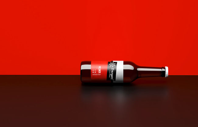 国外创意的工艺啤酒瓶贴设计