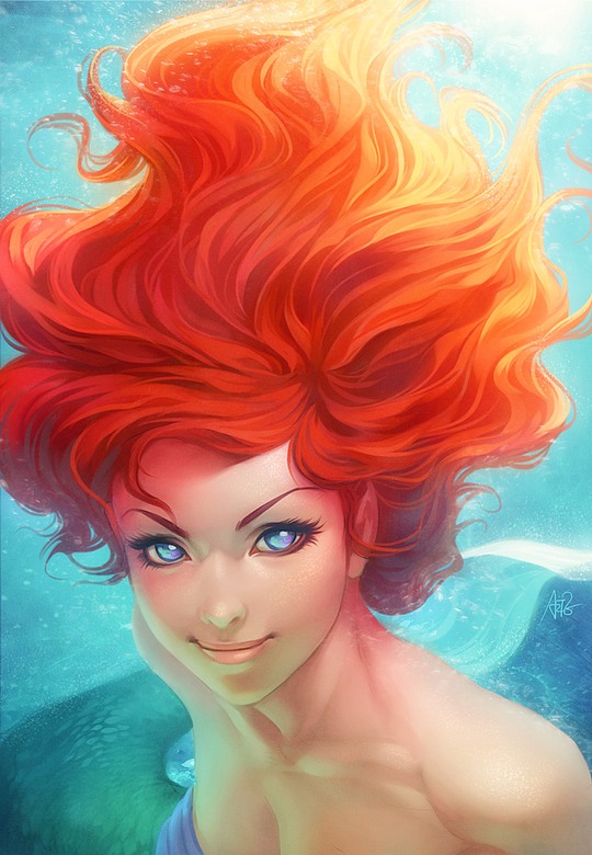 香港漂亮的女性人物插画作品设计
