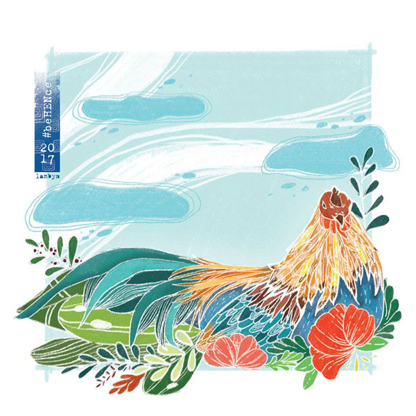 2017年越南设计师鸡年插画设计合集NO.2