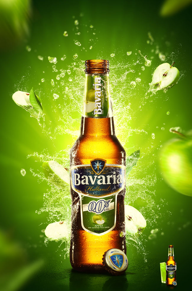 Bavaria果味啤酒系列视觉海报设计