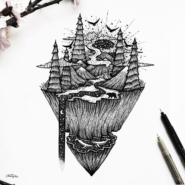 希腊Meni 2017手绘概念插画设计