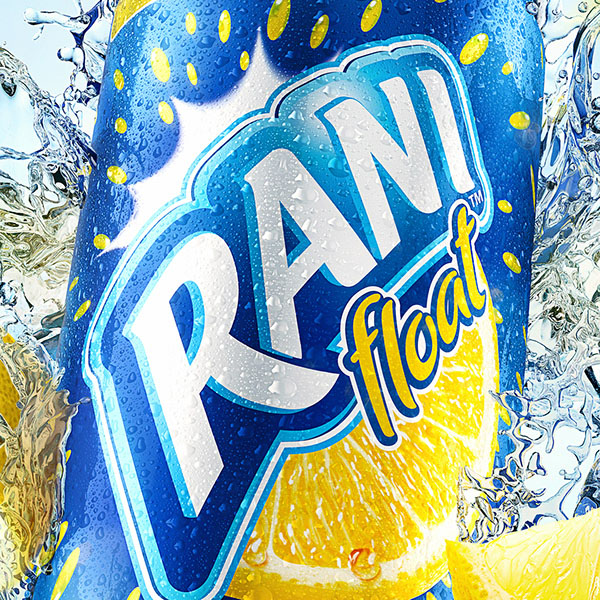 Rani Float柠檬饮料喷溅视觉设计