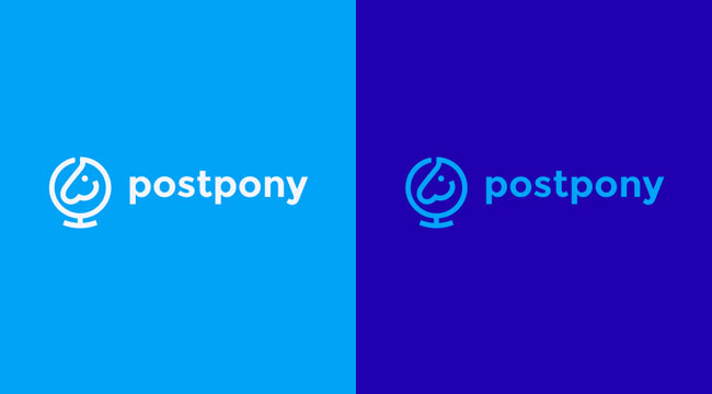Postpony邮差小马快递折扣平台品牌形象设计