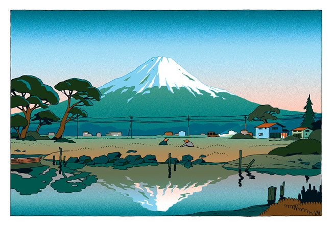 法国Vincent Mahe著名景点插画设计