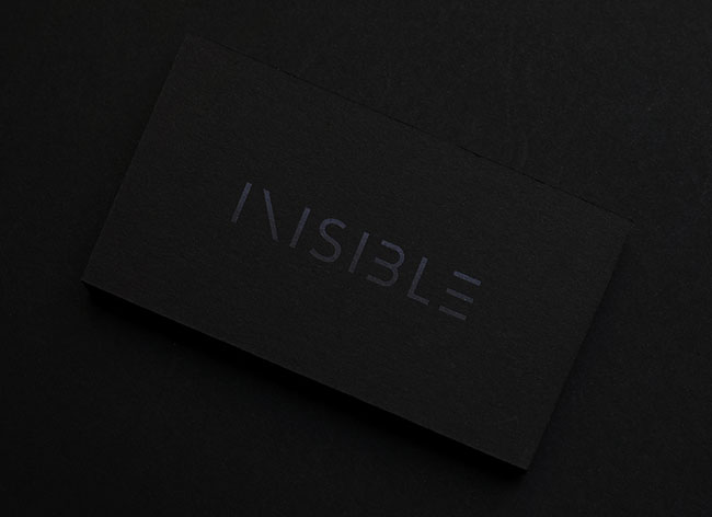 InvisibleDesignStudio室内公司名片设计