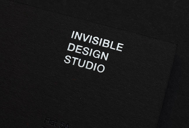 InvisibleDesignStudio室内公司名片设计