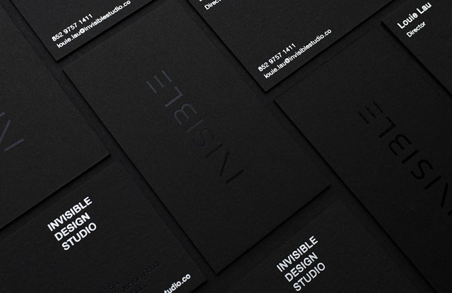 InvisibleDesignStudio室内公司名片设计